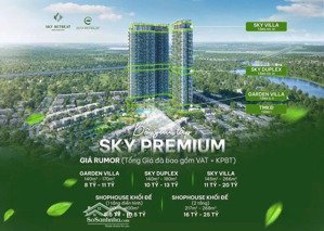 bán duplex - penthouse - căn hộ sân vườn tại sky retreat - eco retreat. giá tốt booking sớm