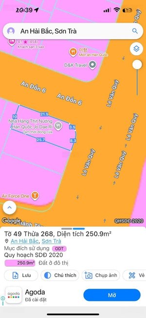 bán nhanh lô góc 2 mt đường lê văn quý và an đồn 6