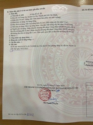 trung an củ chi bán lô đất shr 1/ đường 457 vào gần chợ, ủy ban. dt 5,8x15m~85,6m2 thổ cư full