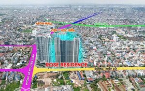 bán chung cư cao cấp rose residence 2pn, 2wc, 64m2, 2,8 tỷ tại thiên lôi, hải phòng