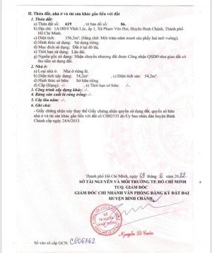 bán nhà riêng tại vĩnh lộc, 7 tỷ, 156 m2, bình chánh, hcm - hot! uy tín