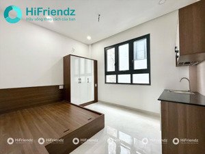 cho thuê trọ nguyễn oanh cửa sổ trời mới xây full nội thất thang máy gần đại học iuh