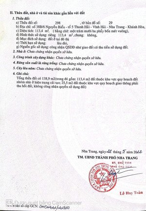 bán nhà hẻm ô tô đường nguyễn biểu, gần biển nha trang