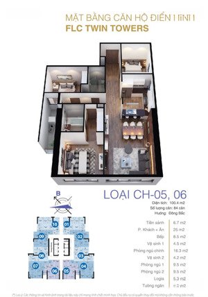căn hộ 96m² flc 265 cầu giấy cần bán gấp-giá ngoại giao tốt nhất thị trường. lh: e tiến)