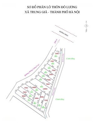 bán lô đất 100m² mặt đường bắc sơn sóc sơn, sổ đỏ chính chủ, nhỉnh 800tr xây ở hoặc đầu tư sinh lờ