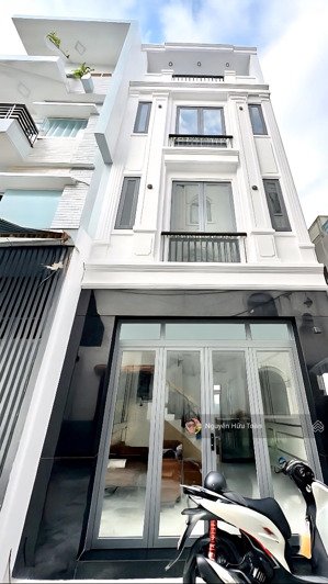 9 tỷ - nhà mới 4 tầng nội thất cơ bản 4,3x13m hẻm xe hơi 1/ nguyễn văn nghi, phường 7 gò vấp