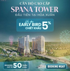 căn hộ sun spana tower, booking sớm ck ngay 5% giỏ hàng căn đẹp view sông, ưu đãi f0 đầu tư