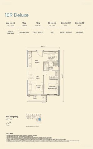 bán gấp căn 1pn orchard hill diện tích lớn