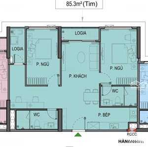 chuyển nhượng ch 2pn+1 the beverly, vinhomes ocean park : dt 77m2, 5.050 tỷ, lh/zl : 