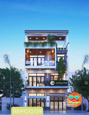 toà căn hộ 3 tầng diện tích lơn 115m2 ngang 8m ngay phố hàn dương đình nghệ - giá 13tỷ8
