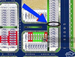 chính chủ - bán căn xẻ khe louis 1.259, mặt đường 17.5m, hướng đông, 3 mặt thoáng. giá 220tr/m2