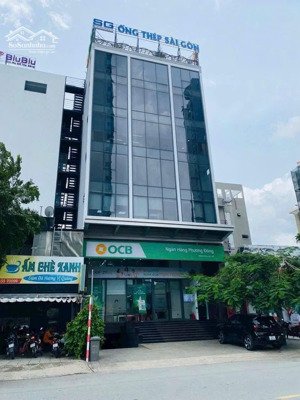 (view hồ - 2 mặt phố) - bán toà nhà mp nguyễn hữu thọ, kinh doanh sầm uất. dt: 250m2, mt: 8m. 160tỷ