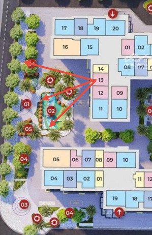 siêu rẻ căn hộ 1pn+ 44m² view quảng trường ánh sáng, giá chỉ 3,010 tỷ phân khu cao cấp london