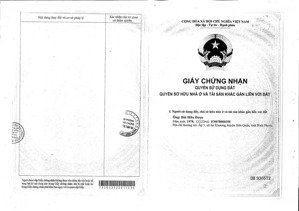 qsdđ thửa đất số 124, tờ bản đồ số: 22, ấp 4, xã minh lập, chơn thành, tỉnh bình phước