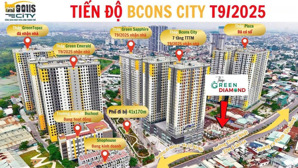 bcons city cách metro suối tiên 2km . hỗ trợ vay 70% 40 năm , lãi suất 5.5% cố định 5 năm