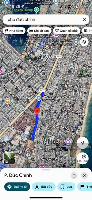 bán lô đất 109m2 (6x18) mt đường 7m5 phó đức chính sát vương thừa vũ ngang 6m - gần biển mỹ khê