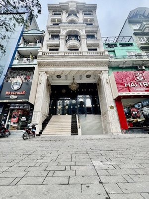 toà nhà 9t hoa hậu đẹp nhất mặt phố trung phụng - xã đàn, đường 25m hè 5m, dt 101m mt 6,9m