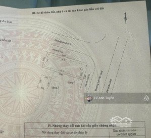 bán lô góc đẹp 250m2 - 2mt đường lê văn quý - an đồn 6, gần phạm văn đồng, gần biển mỹ khê