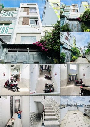 thích quảng đức - p.5 - phú nhuận - 70m2 - 5 tầng - 10 phòng - hẻm xe 7 chỗ