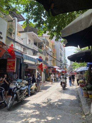 siêu phẩm hiếm rẻ bán nhà mp pháo đài láng - nguyễn chí thanh, vỉa hè, kd sầm uất, 58m2, 5t, mt 4m