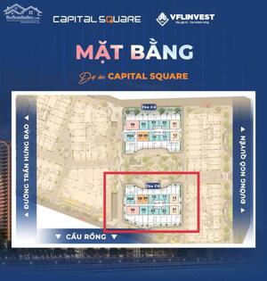 BỘ BA CĂN HỘ 2PN GIỚI HẠN TẠI CAPITAL SQUARE – SỞ HỮU NGAY VỊ TRÍ VÀNG BÊN SÔNG HÀN