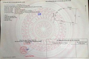 bán đất lúa 2 mặt tiền: 11.000m² (95m x 120m) đường xe ba gác, xã hưng thạnh, tháp mười