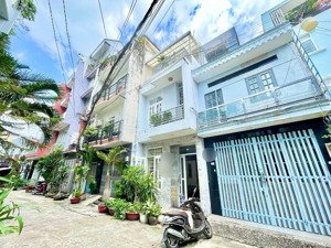 bán nhà hẻm xe hơi 6m thông đường độc lập - diện tích: 4x14m - đúc 3 tầng - giá tốt: 7,6 tỷ