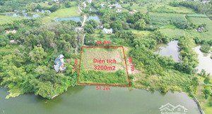 view hồ số 1 - 3200m - tay chạm nước - chỉ hơn 3tr/m