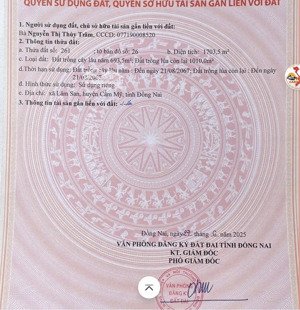 đất giá rẻ tiềm năng phân lô đầu tư tại đồng nai giá chỉ 1.5 triệu/m2