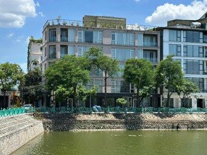 mặt phố quảng khánh - 163m2 - lô góc 23m mặt tiền - view trọn hồ tây - apartment dòng tiền.