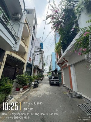 bán nhà hẻm xe hơi nguyễn sơn, phường phú thạnh, quận tân phú, dt 4x20m 1 lầu giá 7,6 tỷ