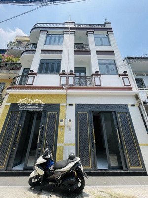 bán nhà xây mới 4 tầng ngay phan văn trị tt bình thạnh 60m2 xe hơi vào nhà ngủ chủ chào 9 tỉ 2 tl