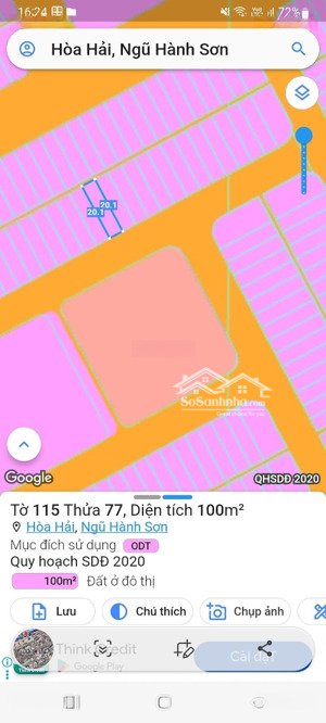 bán đất đường đông hải 1, tân trà, đà nẵng