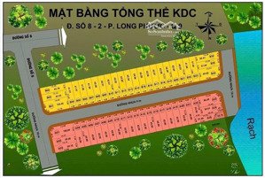 bán đất nền giá cực chất tại đường 8, long phước quận 9, 62m2