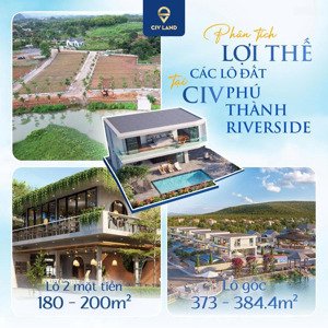 phú thành riverside lô duy nhất 180m², mặt tiền 7,5m
