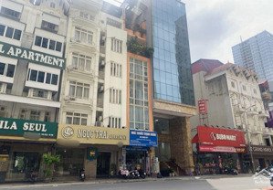 tòa nhà văn phòng mặt phố 9 tầng, thang máy thông sàn- mới đẹp lung linh- q. cầu giấy- giá đầu tư
