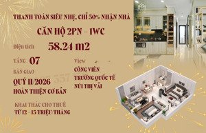 bán căn hộ maison grand 2pn hướng đông núi thị vải mát mẻ chỉ 2.178 tỷ (đã vat)