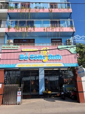 toà nhà 4 lầu mặt tiền kinh doanh tl29 - kinh doanh sầm uất - sát 3 trường học.dt. 10m x 22m. vip