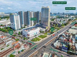 1 căn shophouse duy nhất kinh doanh, giá cđt 109m2, 8 tỷ 6, trực diện nhà phố vincom, dĩ an