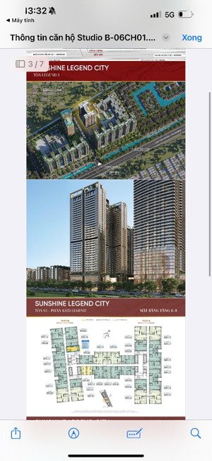 bán chung cư sunshine legend city, dự kiến 1,4 tỷ, 35m2, văn giang, hưng yên, giá ưu đãi