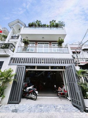 nhà hxh 5m 1 trệt 2 lầu st thoáng - hẻm 1/ đường lê đức thọ