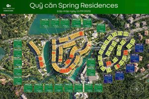 căn mặt hồ giá 9,3 tỷ + bảng hàng cdt giá và vị trí từng căn tại pk spring - thanh xuân valley