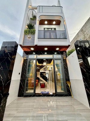 bán nhà xây mới 100% hẻm 1716 huỳnh tấn phát nhà bè