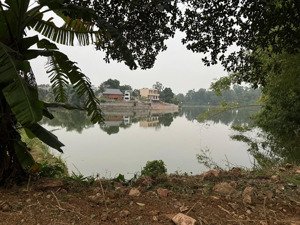 bán mảnh đất 1400m2 mặt hồ văn sơn, nam phương tiến - xuân mai làm khu nghỉ dưỡng cực lý tưởng