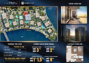 căn 2pn view sông & global city chỉ 11 tỷ118, giá rẻ nhất thị trường