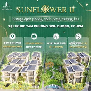 cơ hội có 1-0-2 sở hữu biệt thự ngay siêu phường bình dương , trung tâm tphcm mới chỉ 45tr/m2