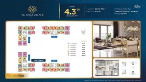 bán căn hộ 1 phòng ngủ + 1 victoria village = trung tâm quận 2 - giá tốt nhất thị trường