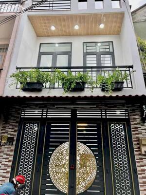 NHÀ 2 TẦNG BTCT MỚI TINH 44M2, HẺM XE HƠI MỘT TRỤC THỚI AN 16. GẦN CHỢ THỚI AN, QUẬN 12.