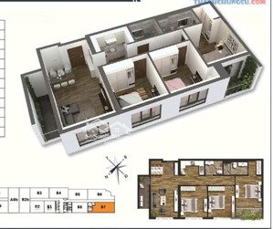 bán ch 3pn, 2wc tại the golden palm lê văn lương, giá cực chất 9,7 tỷ, 104,4m2