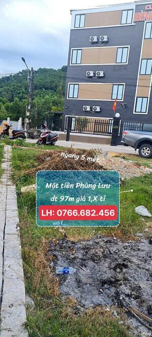 Bán đất 97,4m2 mặt tiền đường Phùng Lưu, phường Thanh Thuỷ, TP Huế, gần trường ĐH Luật, chỉ 1,88 tỷ